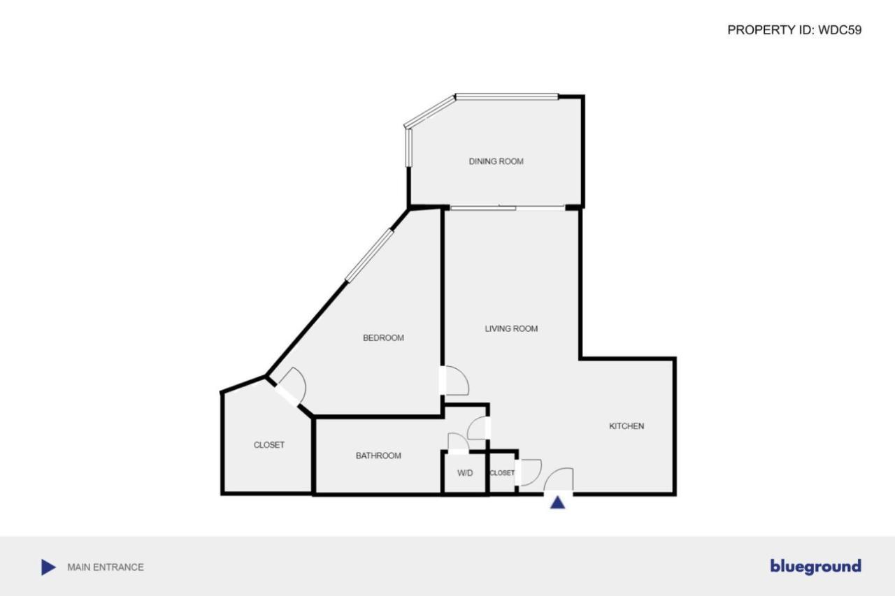 Apartment Mt Vernon 1br W Gym Wd Rooftop Nr 14th St Wdc-59