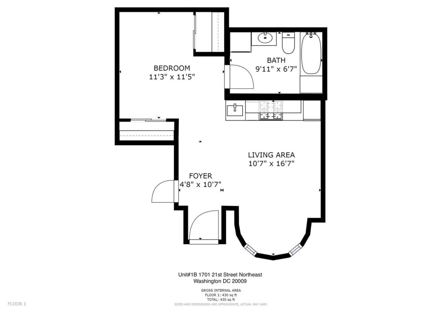 Apartment Dupont Circle 1br W Wd Nr Metro Dining Wdc-745