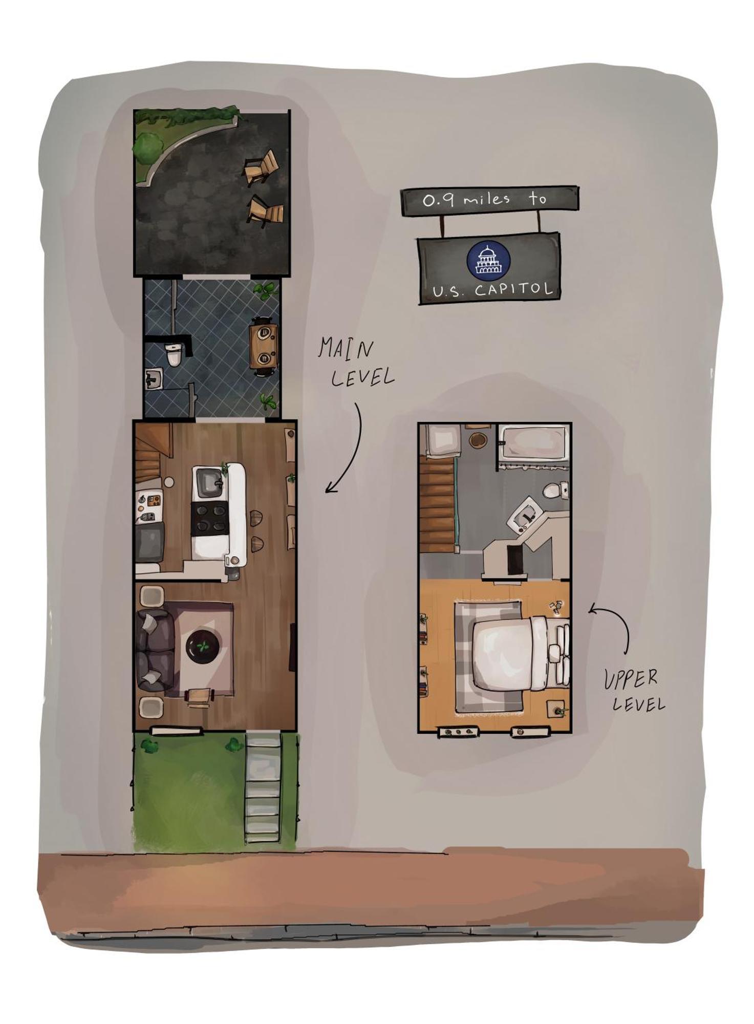 Holiday home Entire Rowhouse In Capitol Hill With Free Parking *