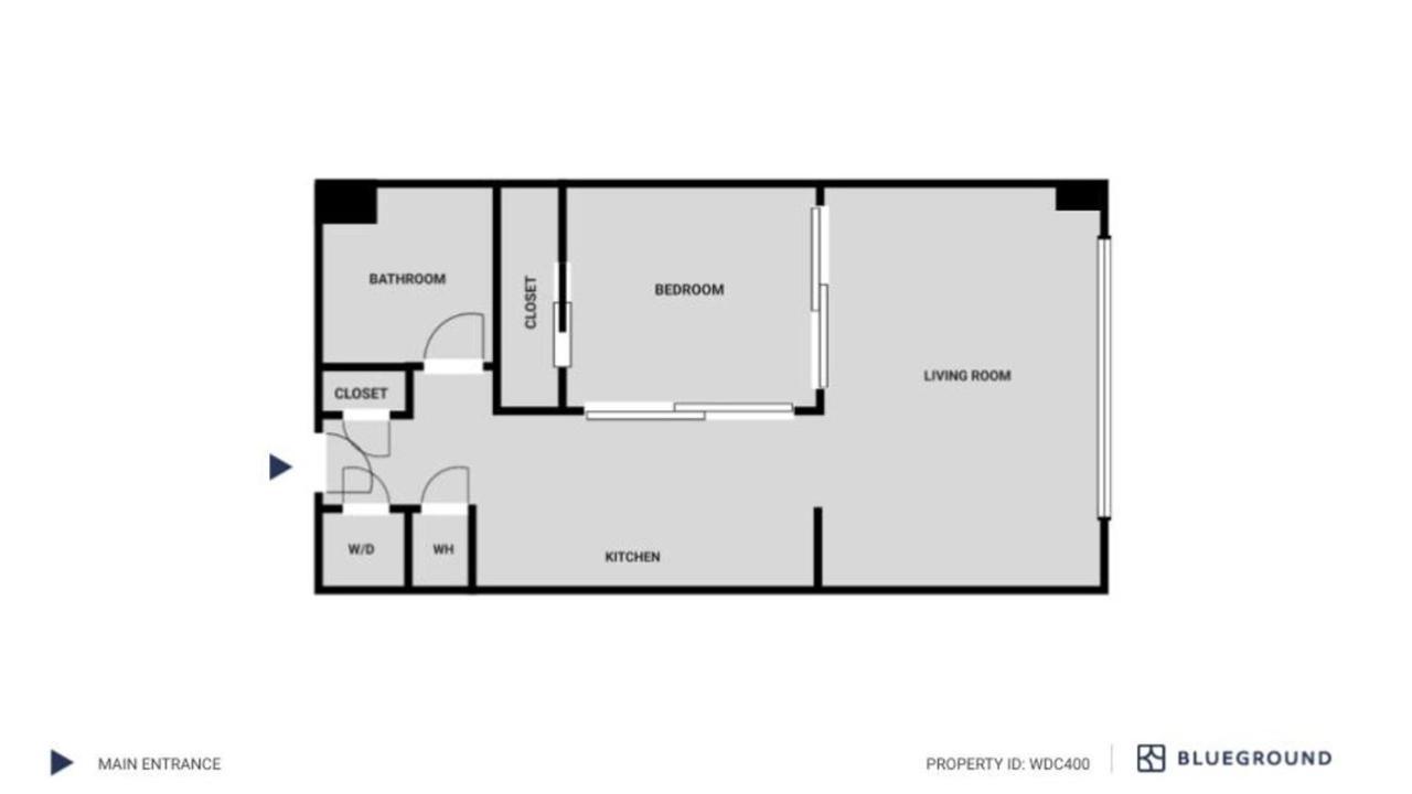 Apartment 14th St 1br W Gym Wd Lounge Nr Metro Wdc-400