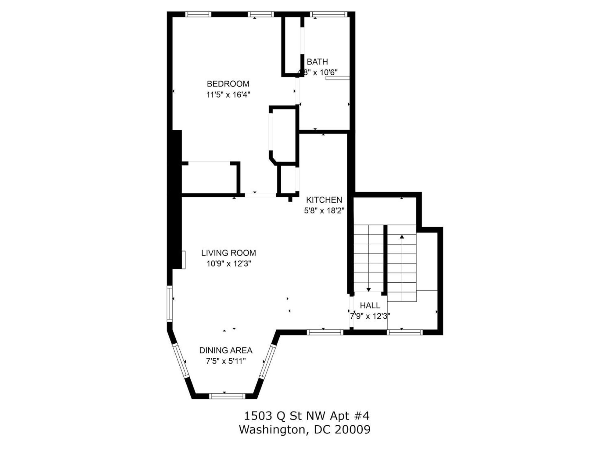 Apartment Chic 1-br Loft Nestled Between Dupont & Logan *